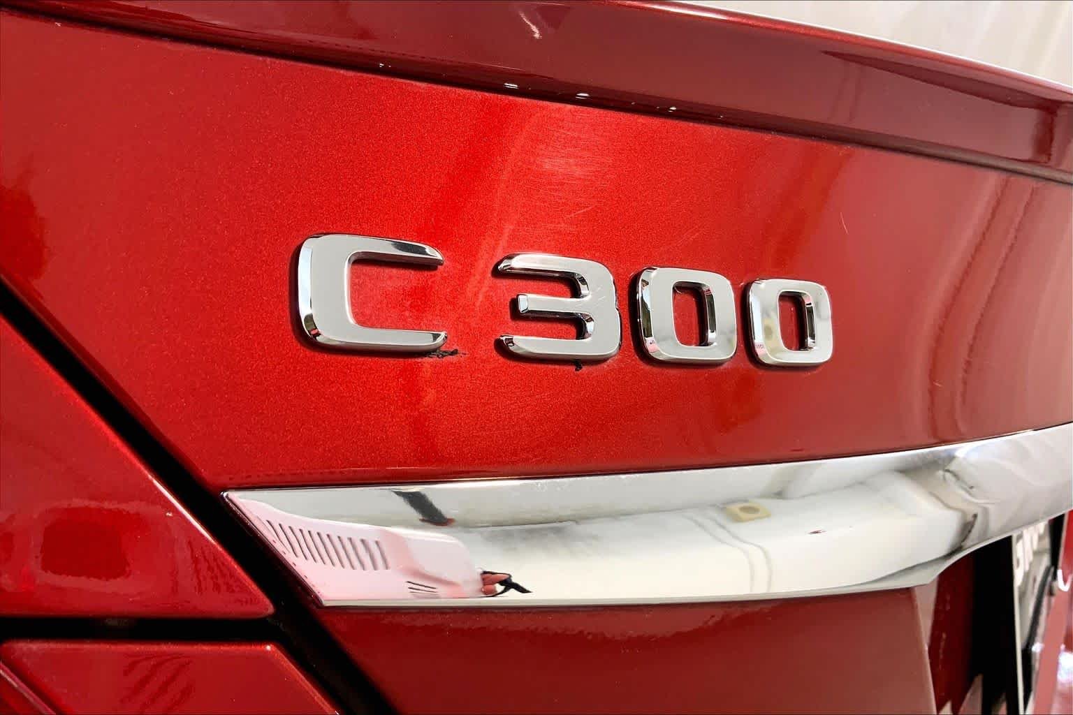 Used 2018 designo Cardinal Red Metallic Mercedes-Benz C 300 image 29