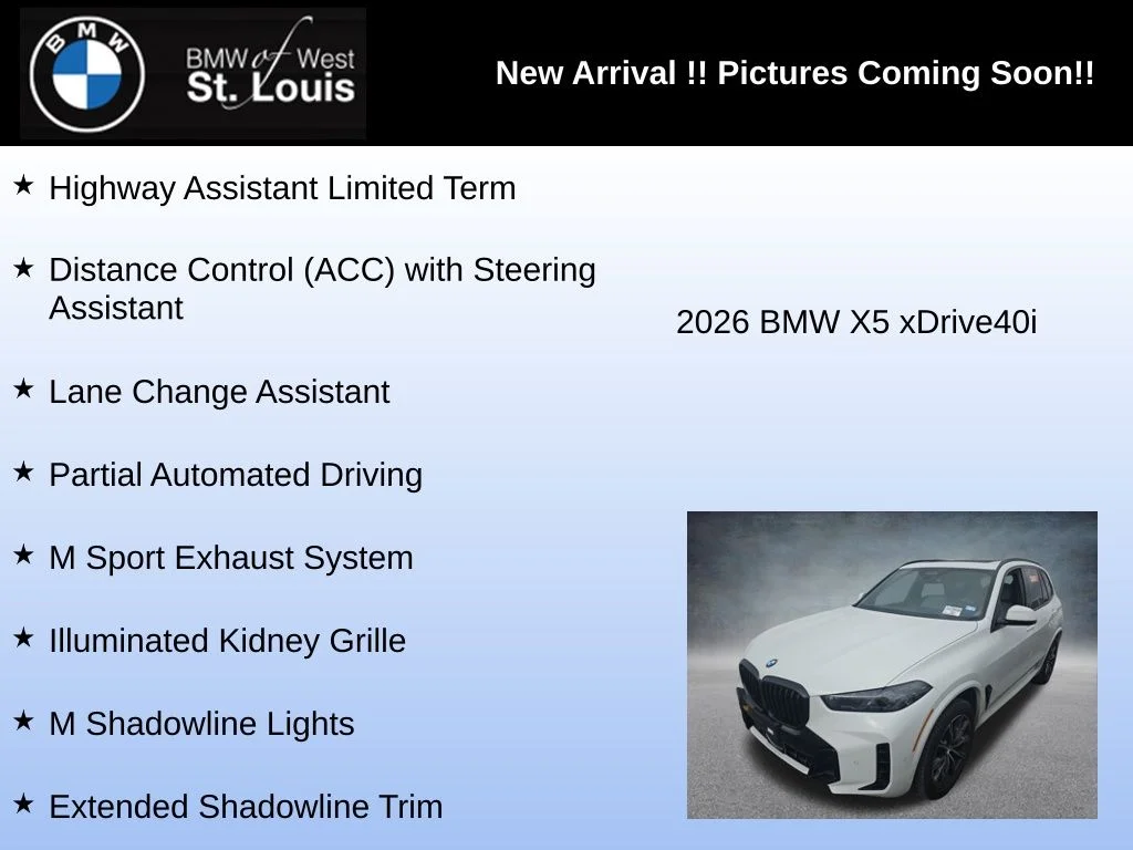 Used 2026 White BMW xDrive40i image 12