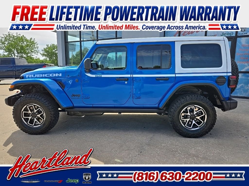 New 2026 Hydro Blue Pearl-Coat Exterior Paint Jeep Rubicon image 5