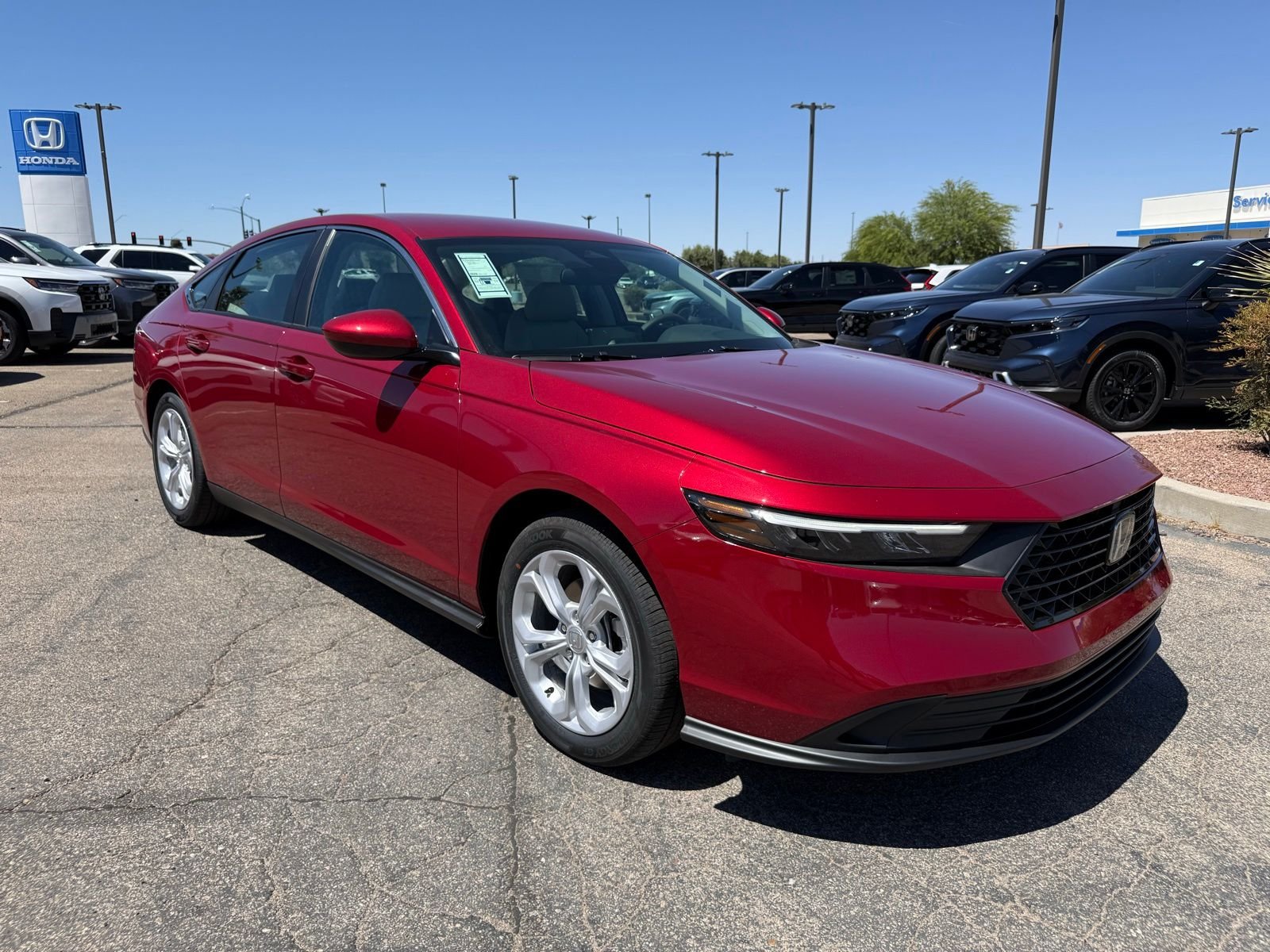New 2026 Radiant Red Metallic Honda LX image 3