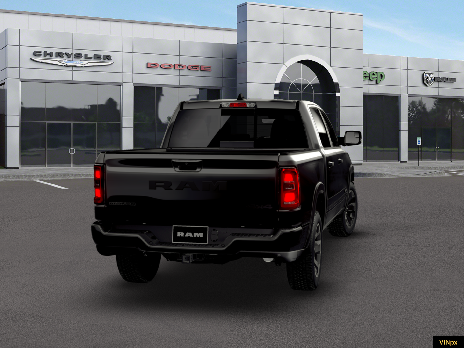 New 2026 Diamond Black Crystal Pearl-Coat Exterior Paint RAM  image 14