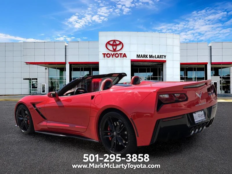 Used 2014 Torch Red CHEVROLET 2DR Z51 CONV W/3LT image 3