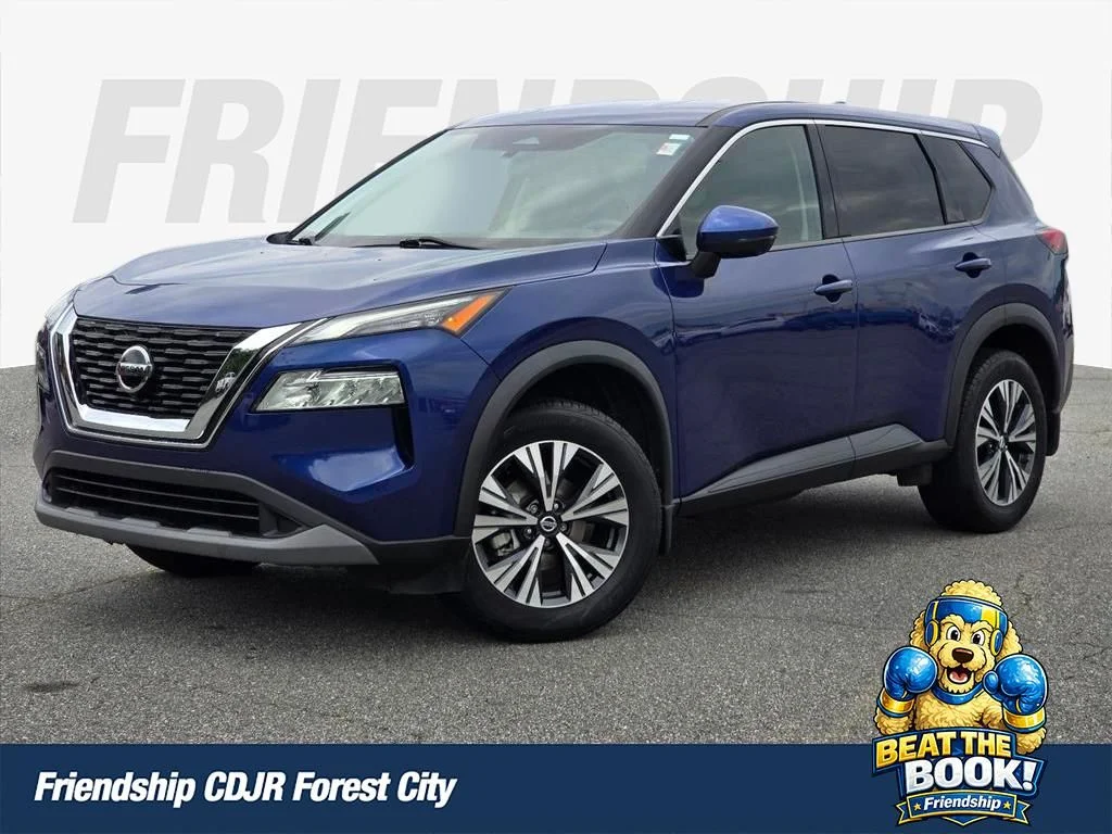 Used 2021 Blue Nissan SV image 1