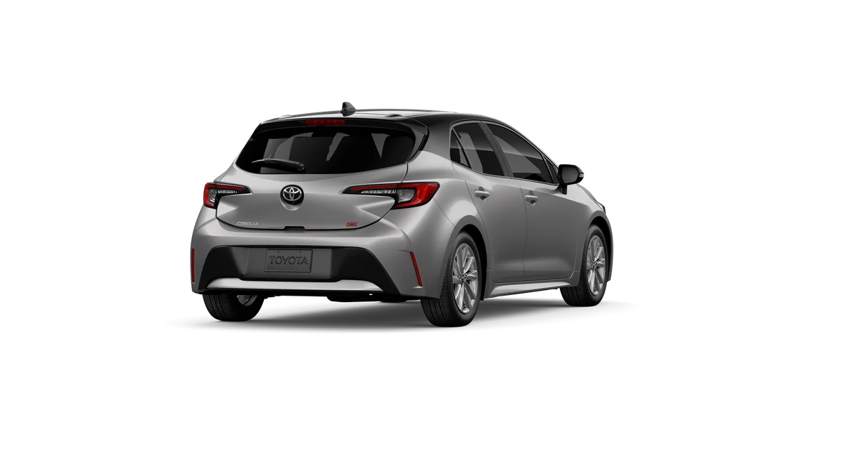 New 2027 Classic Silver Metallic with Black roof Toyota SE image 42