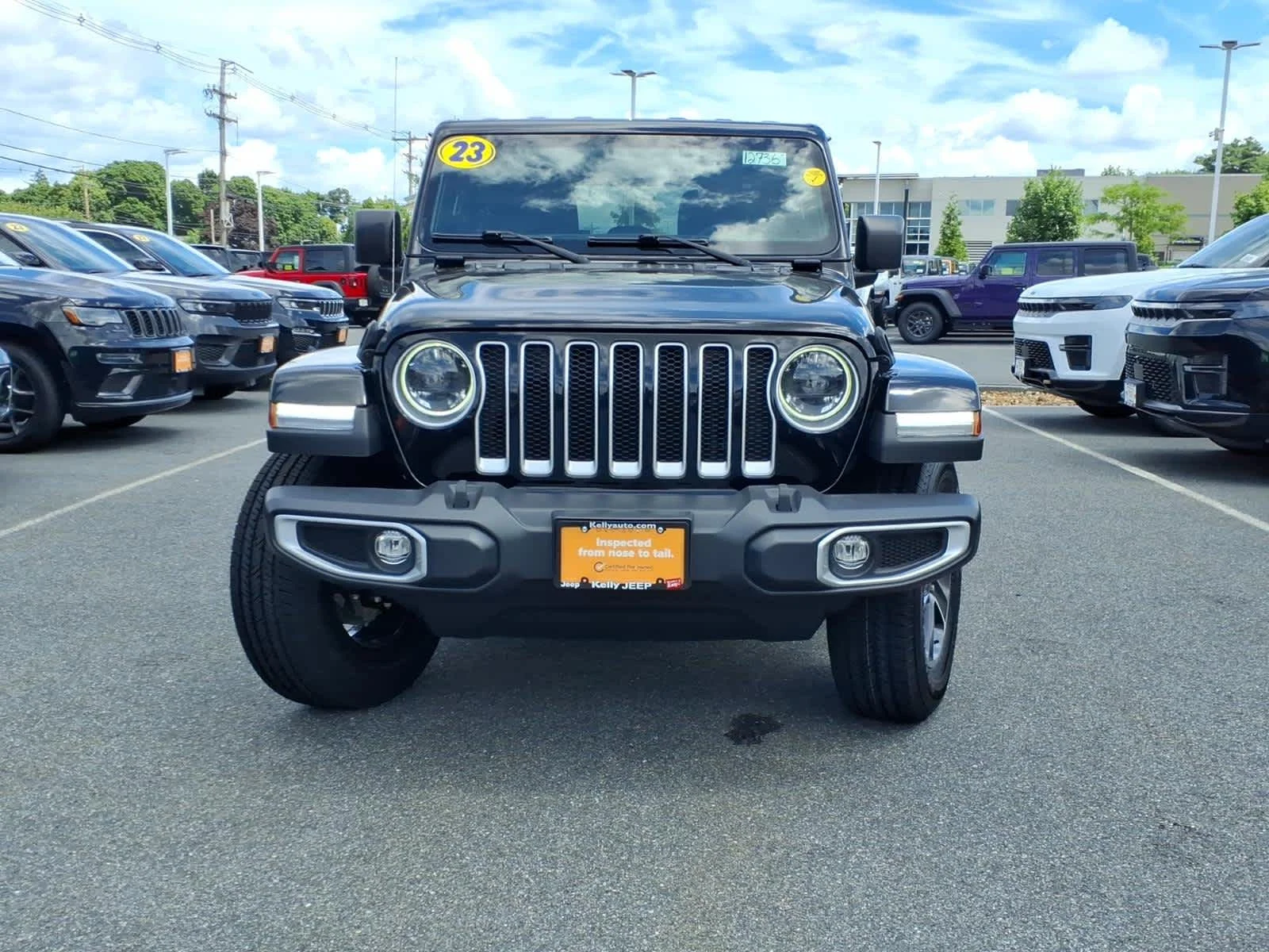 Certified Used 2023 Black Clearcoat Jeep Sahara image 3