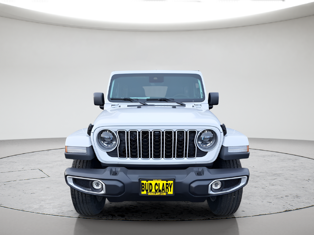 New 2025 Bright White Clear-Coat Exterior Paint Jeep Sahara image 2