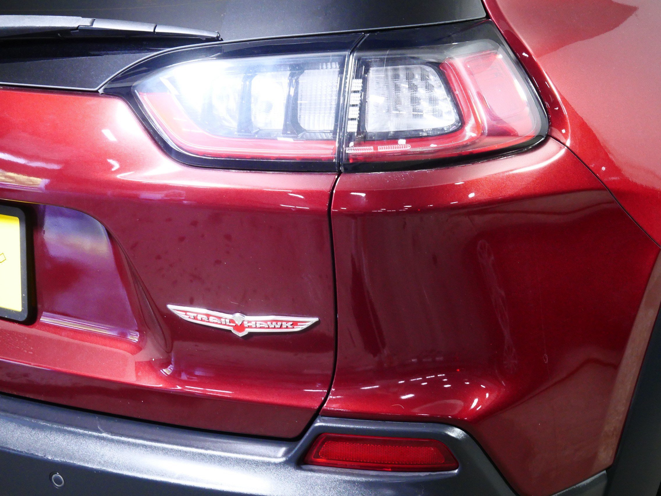 Used 2019 Velvet Red Pearlcoat Jeep Trailhawk image 17