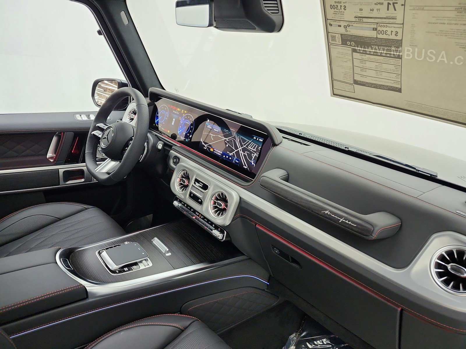 New 2027 MANUFAKTUR Night Black Magno Mercedes-Benz G 580e SUV image 35