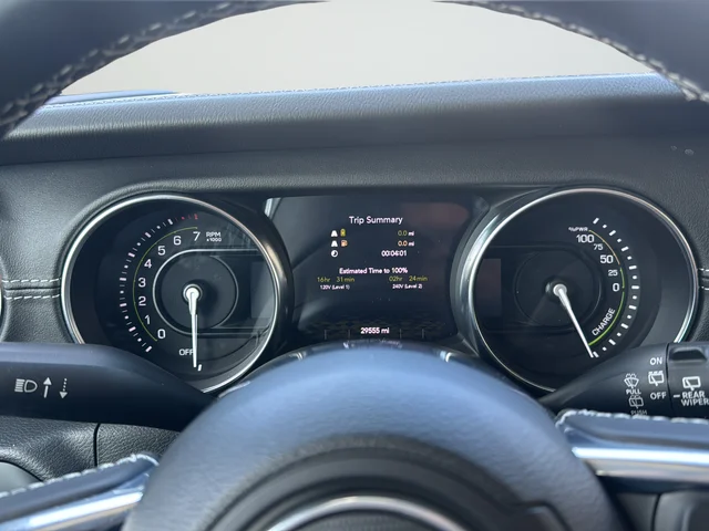 Used 2023 White Jeep Sahara 4xe image 23