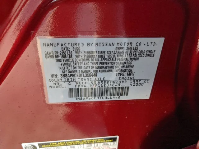 New 2026 Red Nissan SV image 30