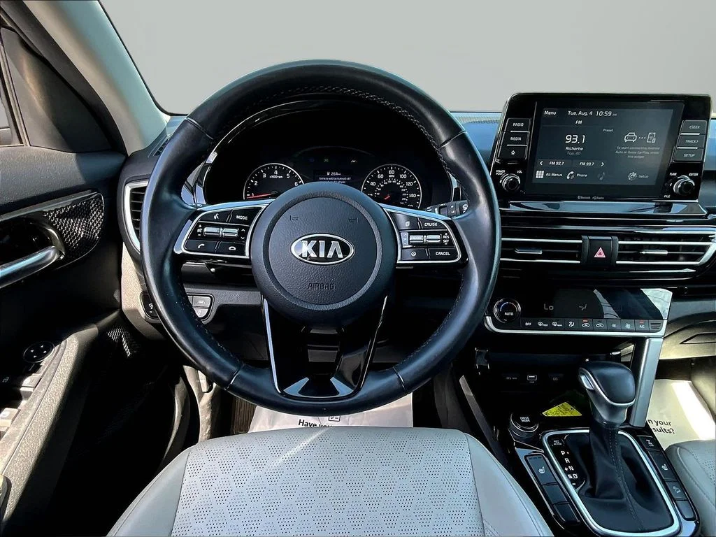Used 2021 Black Kia EX image 8