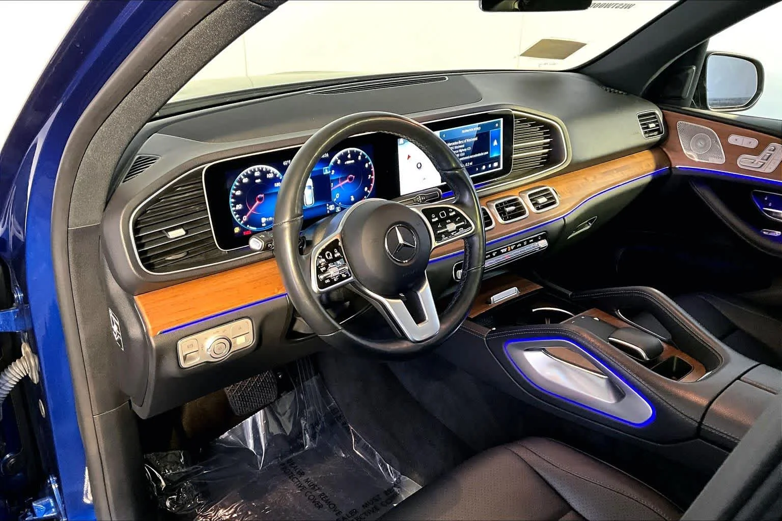 Certified Used 2022 Brilliant Blue Metallic Mercedes-Benz GLE 350 image 34