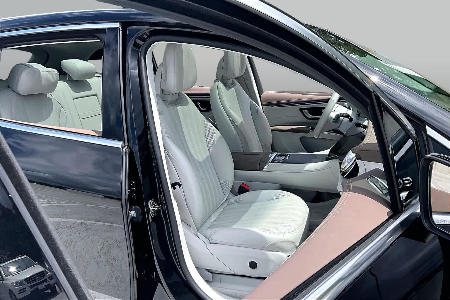 Certified Used 2023 Obsidian Black Metallic Mercedes-Benz EQS 580 image 8