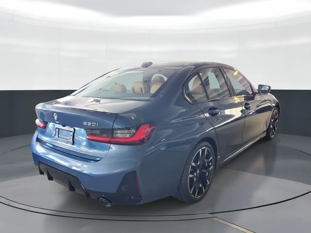 New 2026 Arctic Race Blue metallic BMW 330i image 3