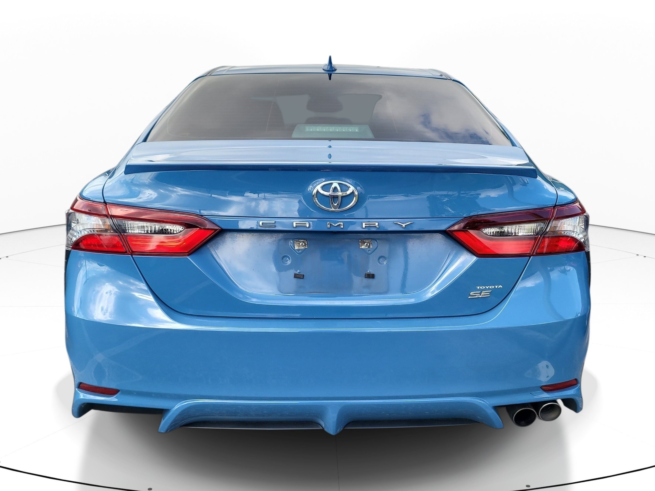 Used 2024 Cavalry Blue Toyota SE image 5