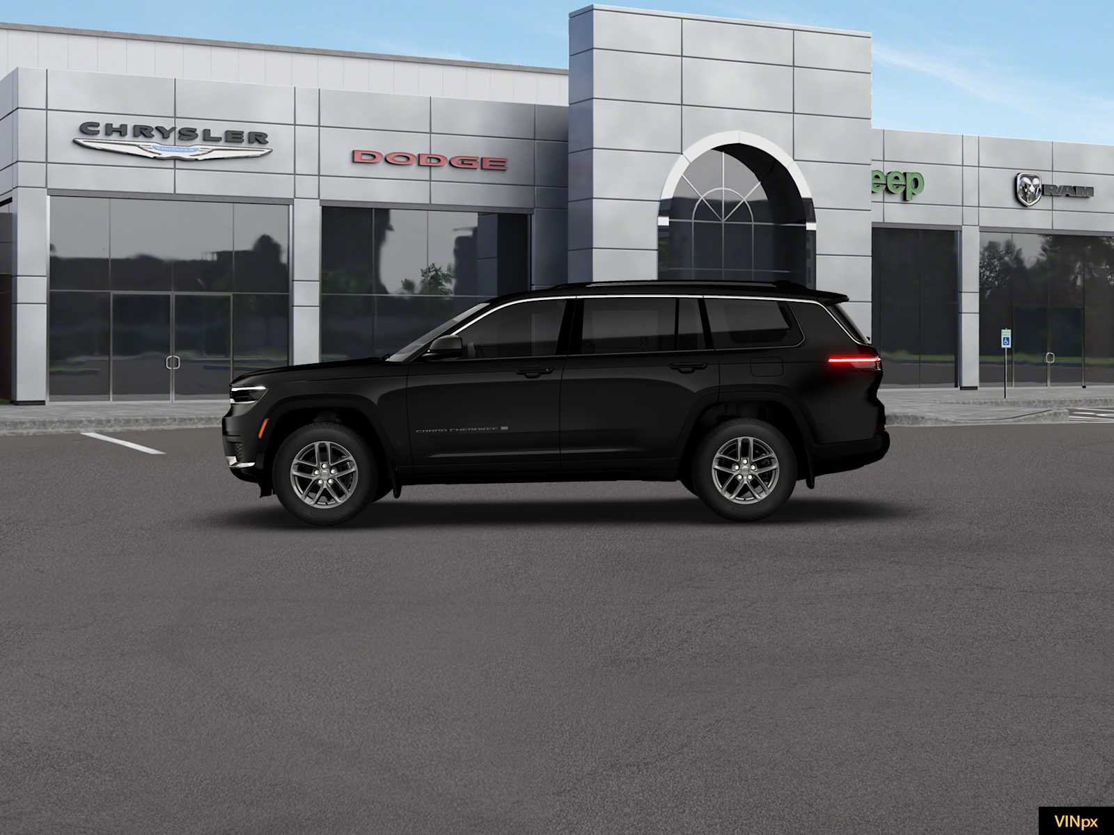 New 2026 Diamond Black Crystal Pearlcoat Jeep Laredo X image 3