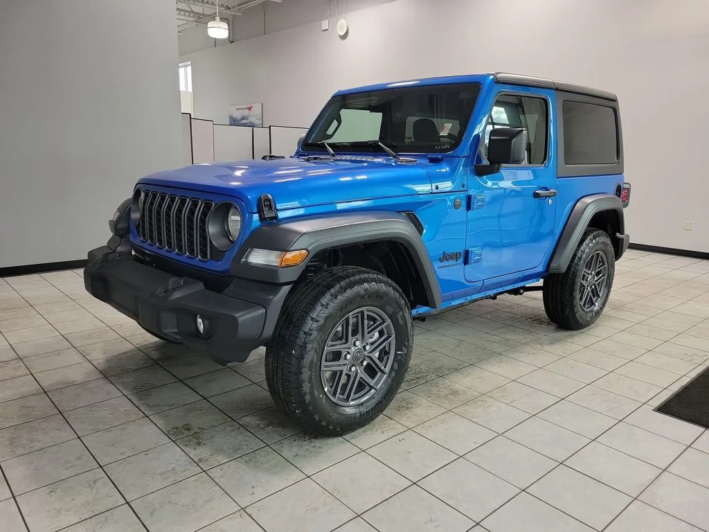 New 2026 Hydro Blue Pearl-Coat Exterior Paint Jeep Sport S image 2