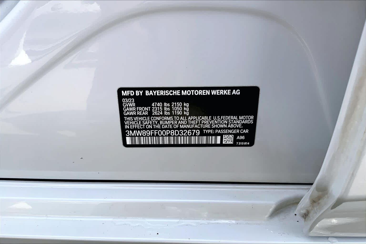 Certified Used 2023 Mineral White Metallic BMW 330i xDrive image 35