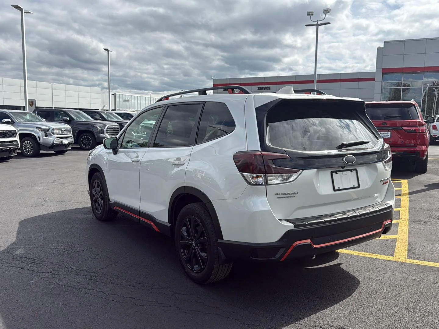 Used 2020 Crystal White Pearl Subaru Sport image 6