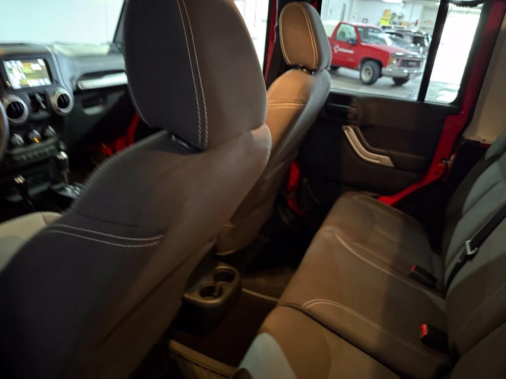 Used 2018 Firecracker Red Clearcoat Jeep Unlimited Sahara image 29