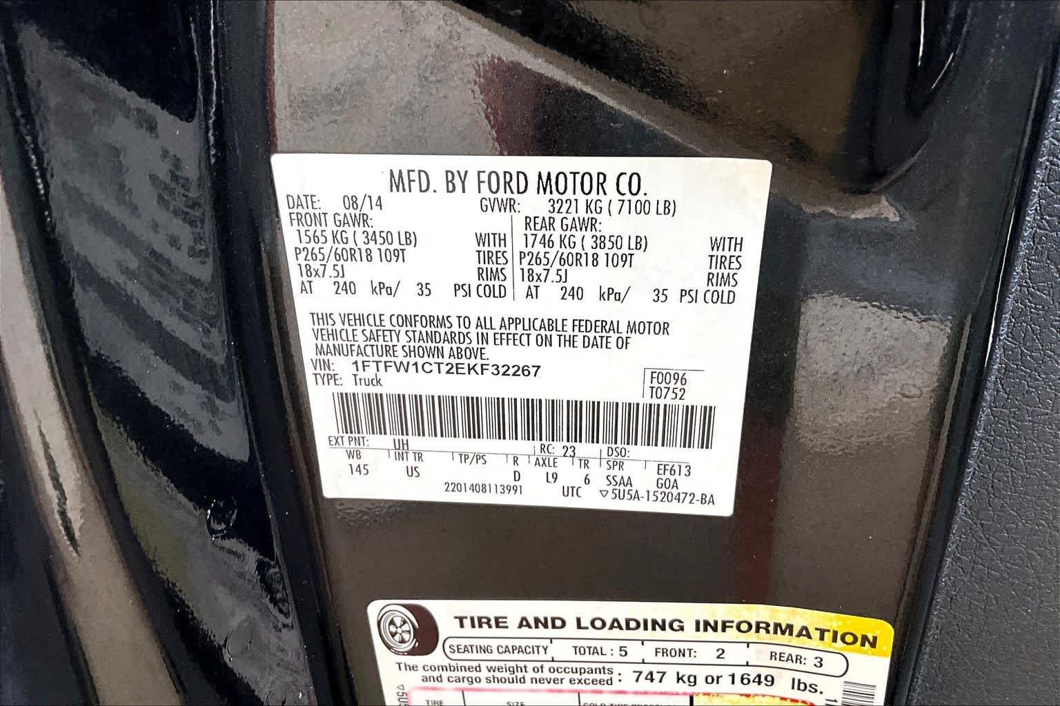 Used 2014 Tuxedo Black Metallic Ford XLT image 30