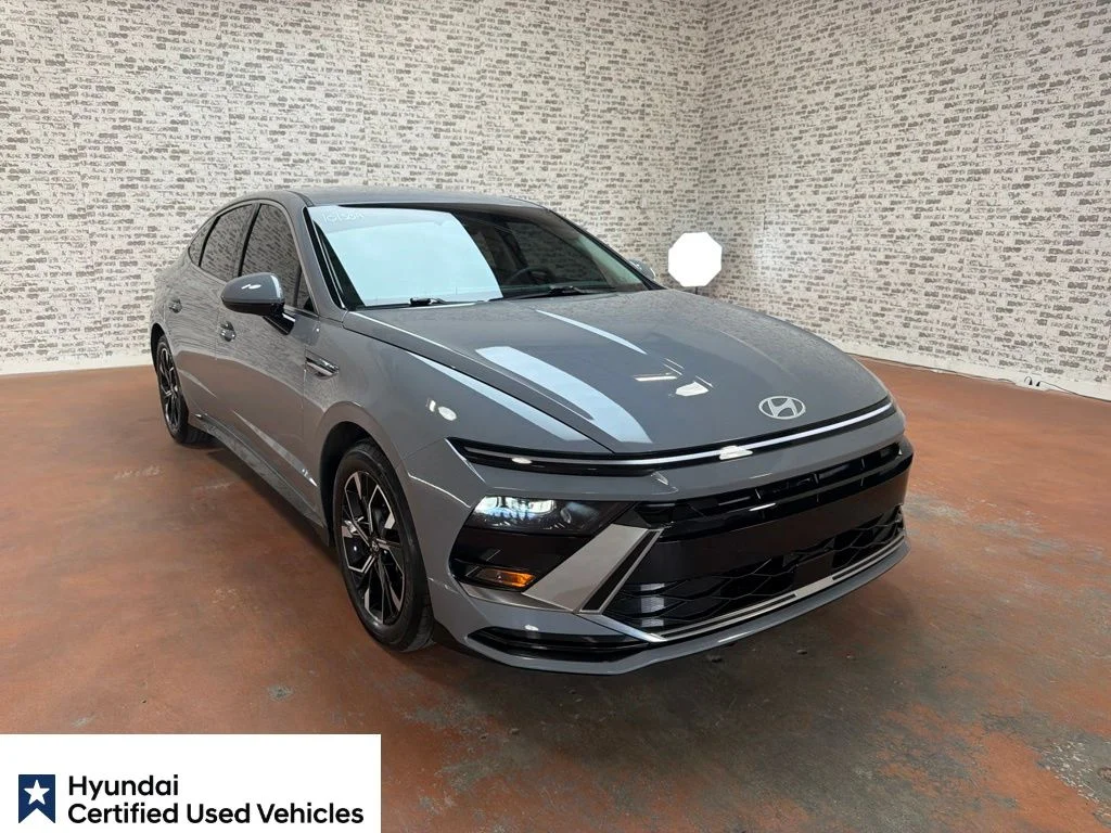 Certified Used 2024 Transmission Blue Hyundai SEL image 1