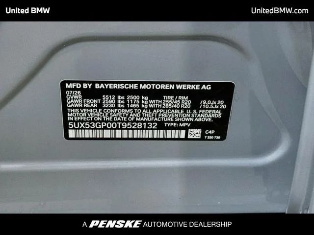 New 2026 Brooklyn Grey Metallic BMW X3 30 image 15