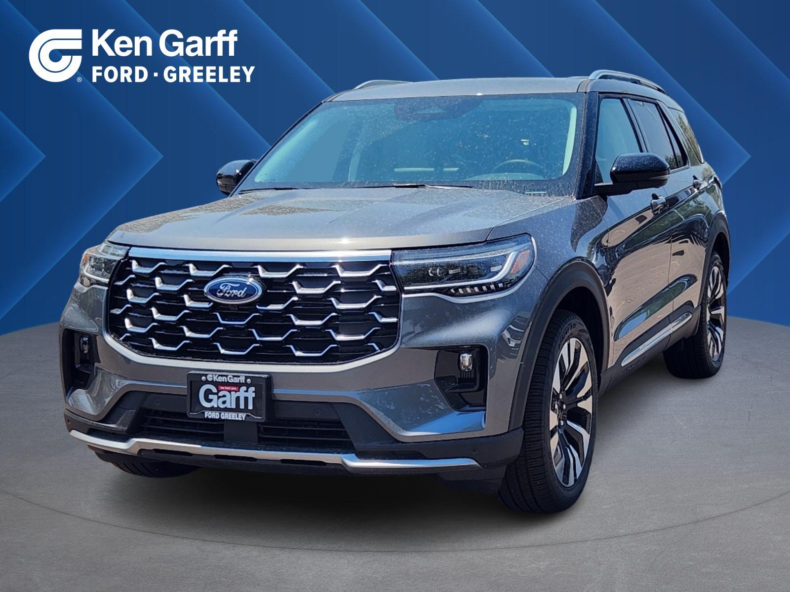 New 2026 Carbonized Gray Metallic Ford Platinum image 1