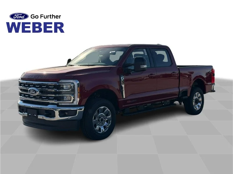 New 2027 Ruby Red Metallic Tinted Clearcoat Ford LARIAT 4WD Crew Cab 6.75