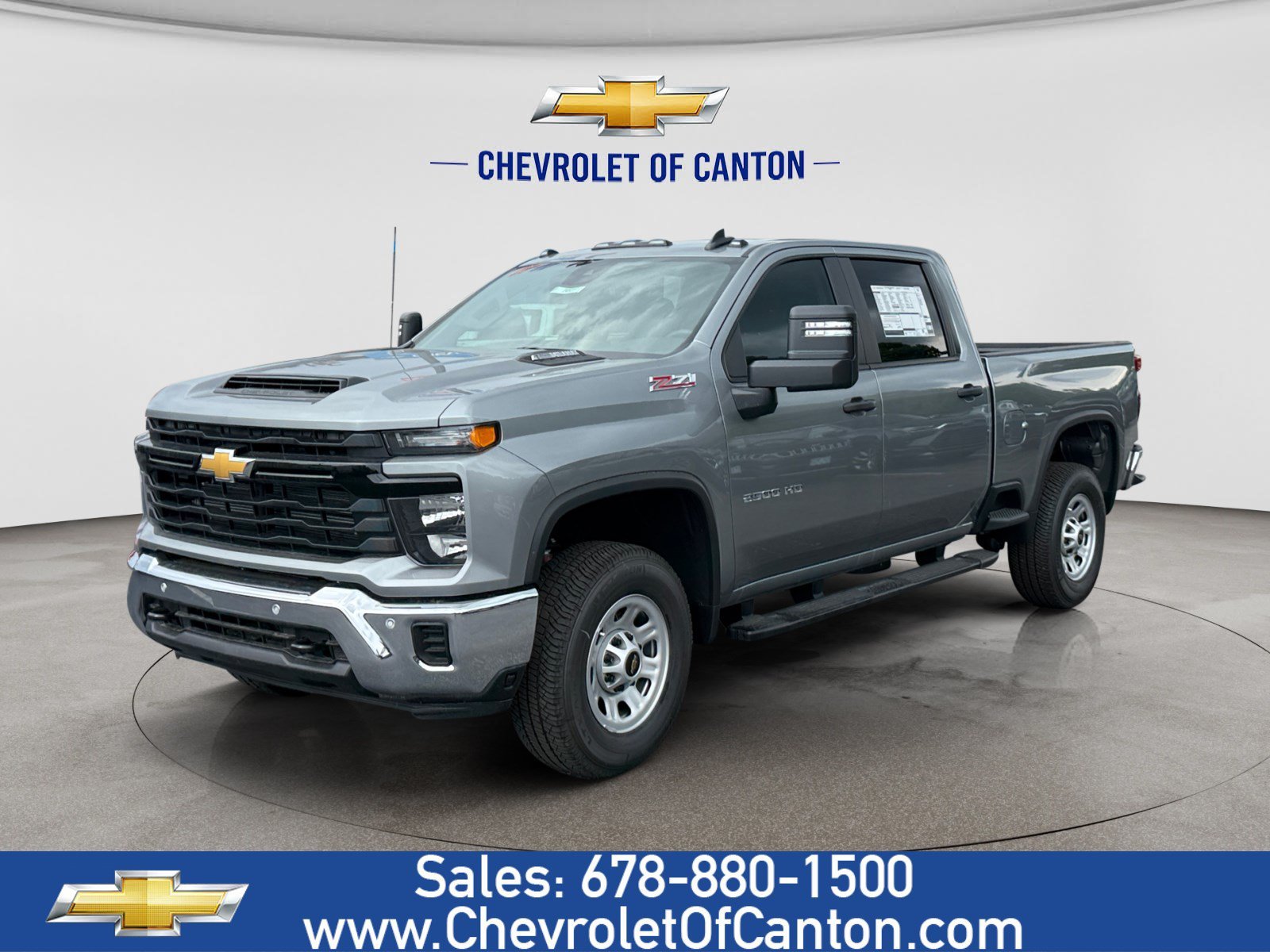 New 2026 Sterling Gray Metallic Chevrolet WT image 1