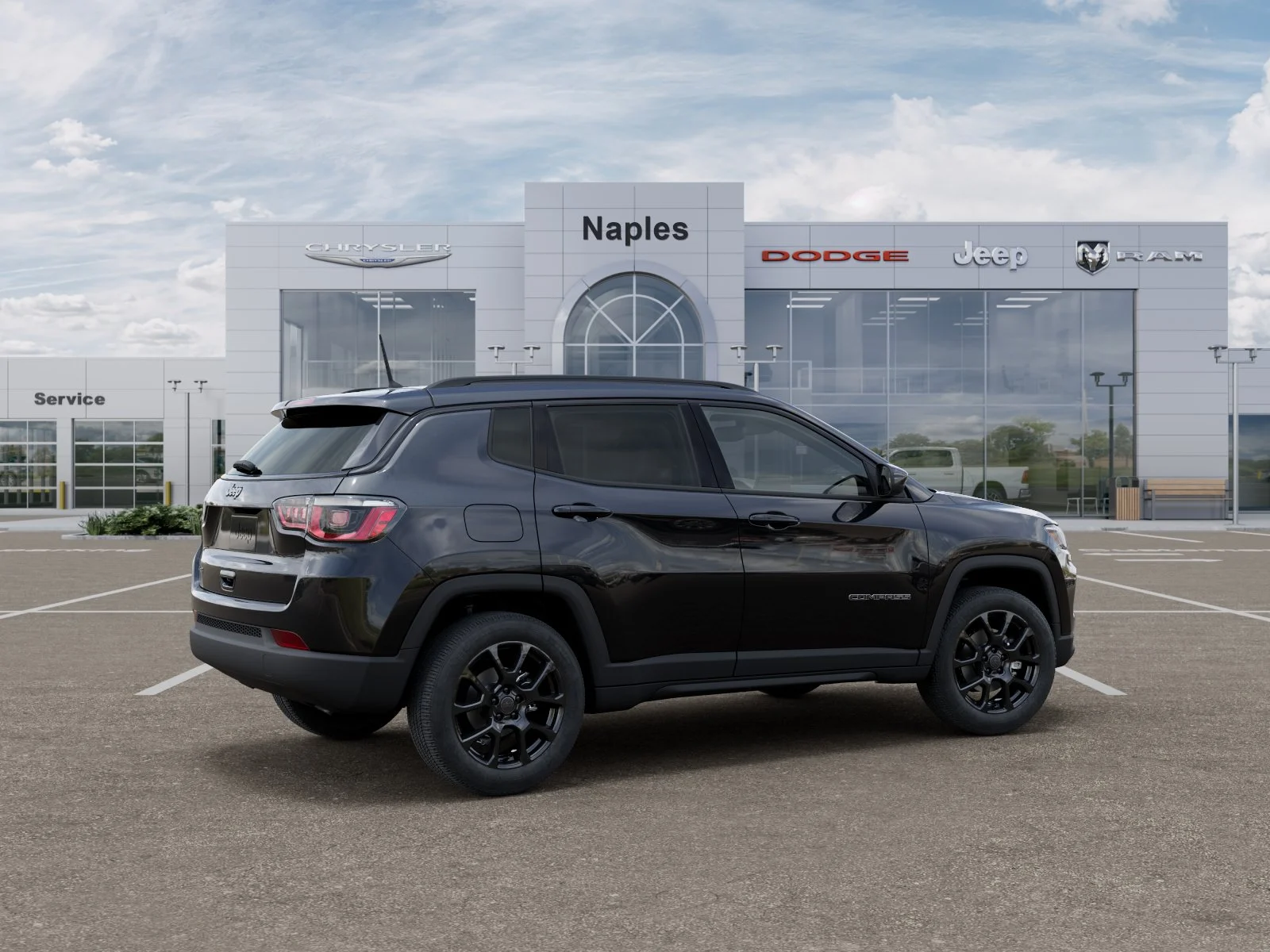 New 2026 Diamond Black Crystal Pearlcoat Jeep Latitude Altitude image 30