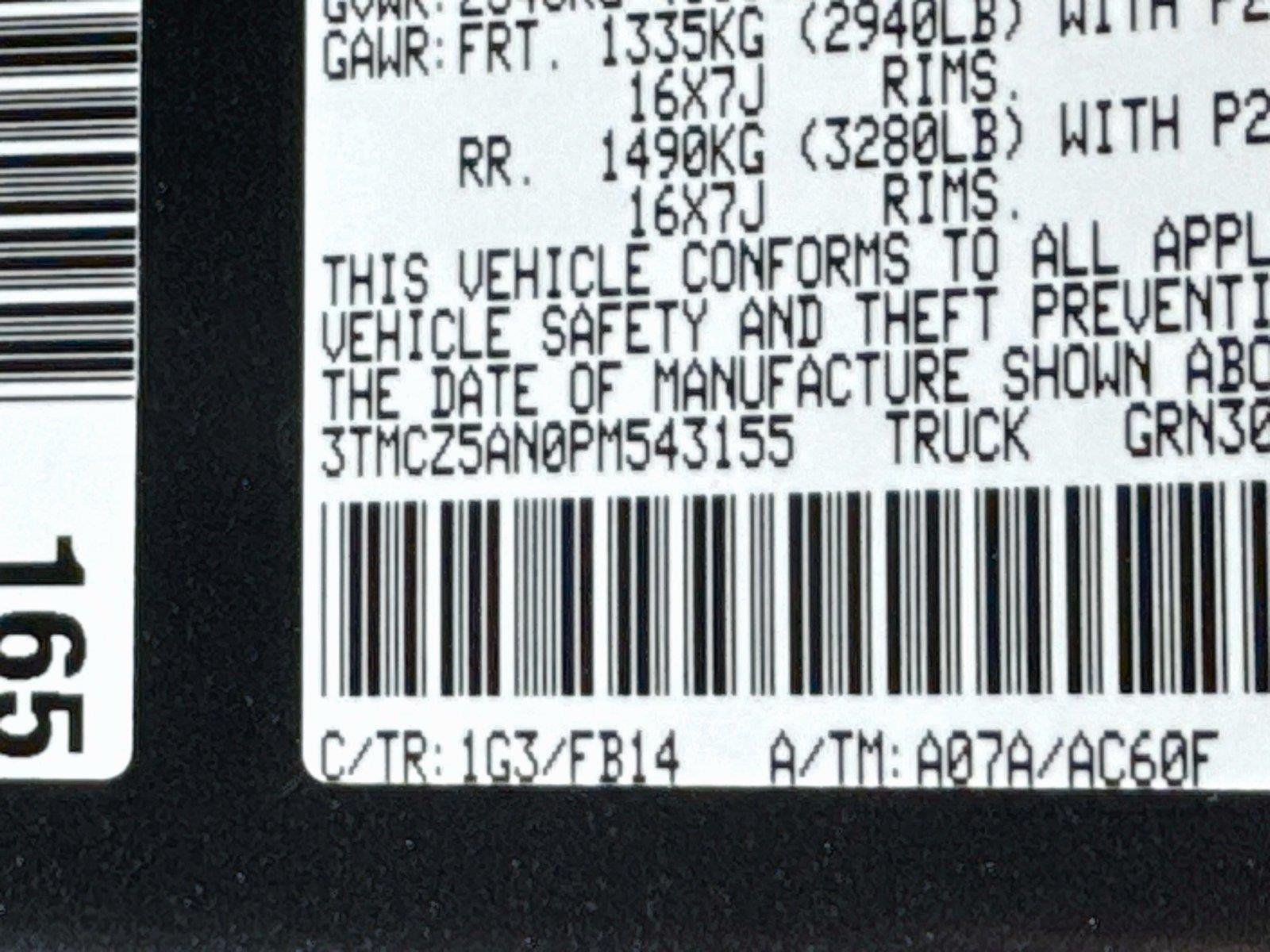 Used 2023 Magnetic Gray Metallic Toyota SR V6 image 29