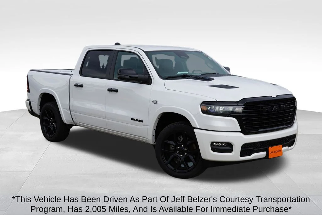 New 2026 Ivory White Tri-Coat Pearl-Coat Exterior Paint RAM Laramie image 1