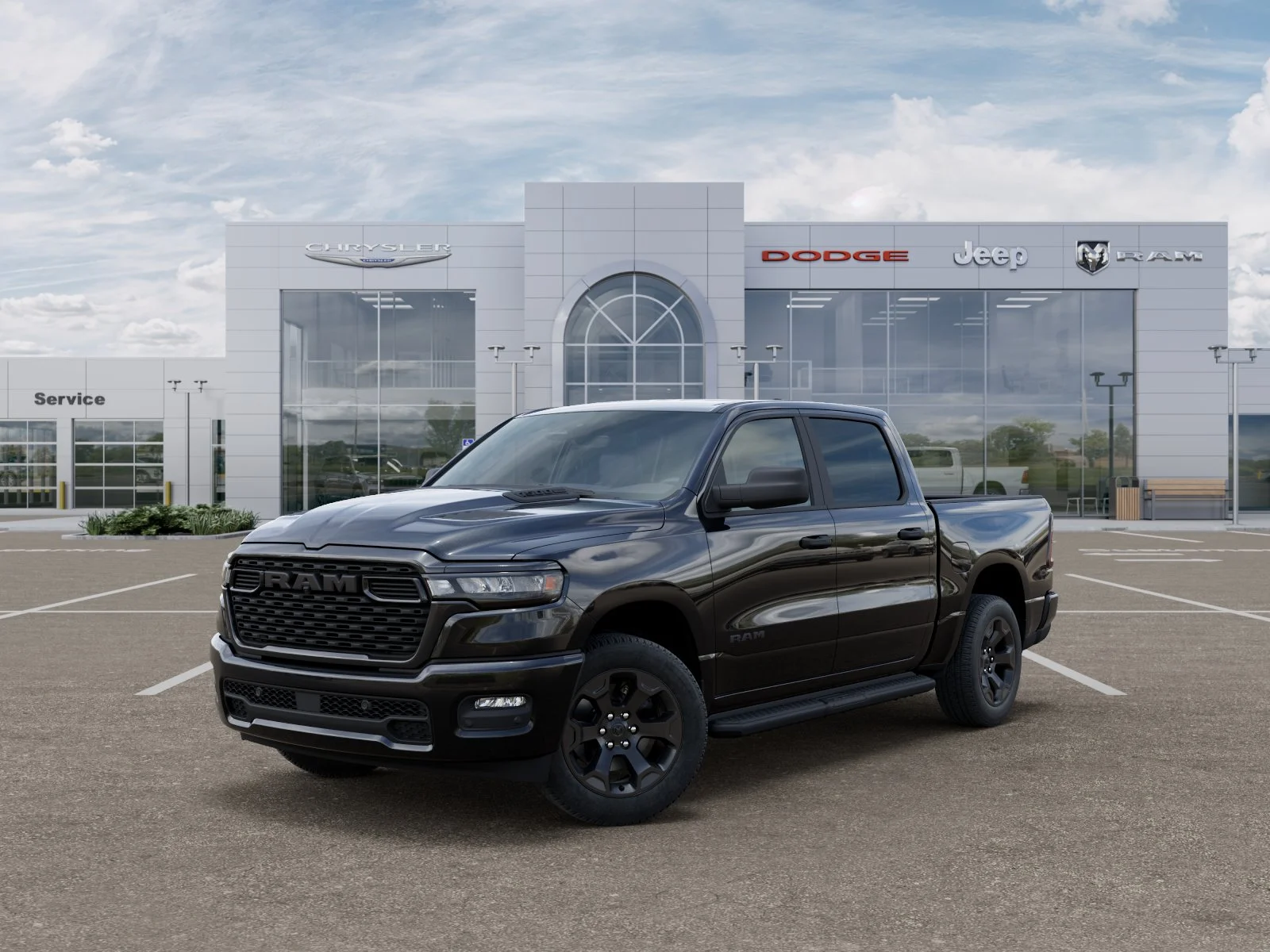 New 2026 Diamond Black Crystal Pearl-Coat Exterior Paint RAM Express image 27