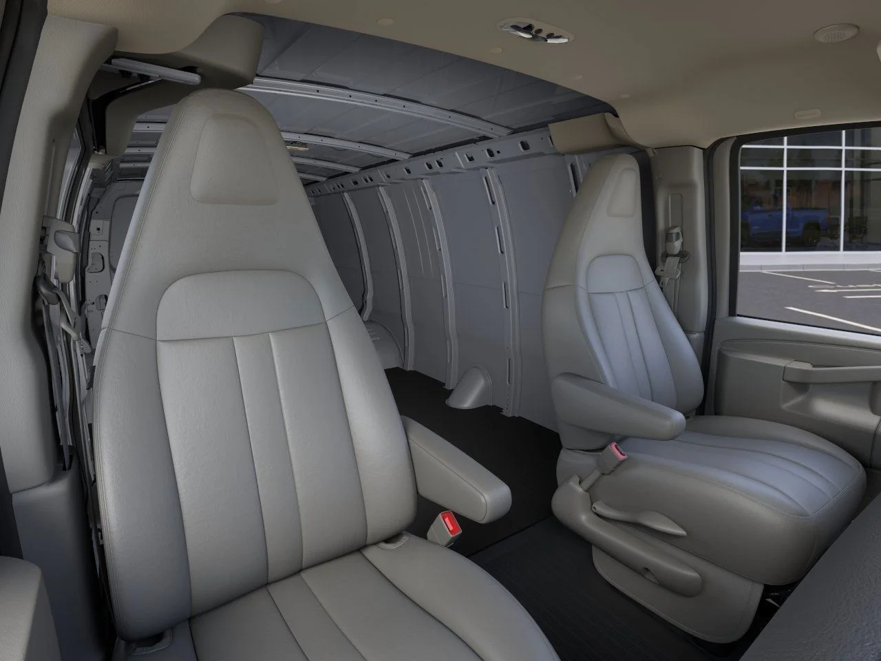 New 2025 White Chevrolet Work Van image 18