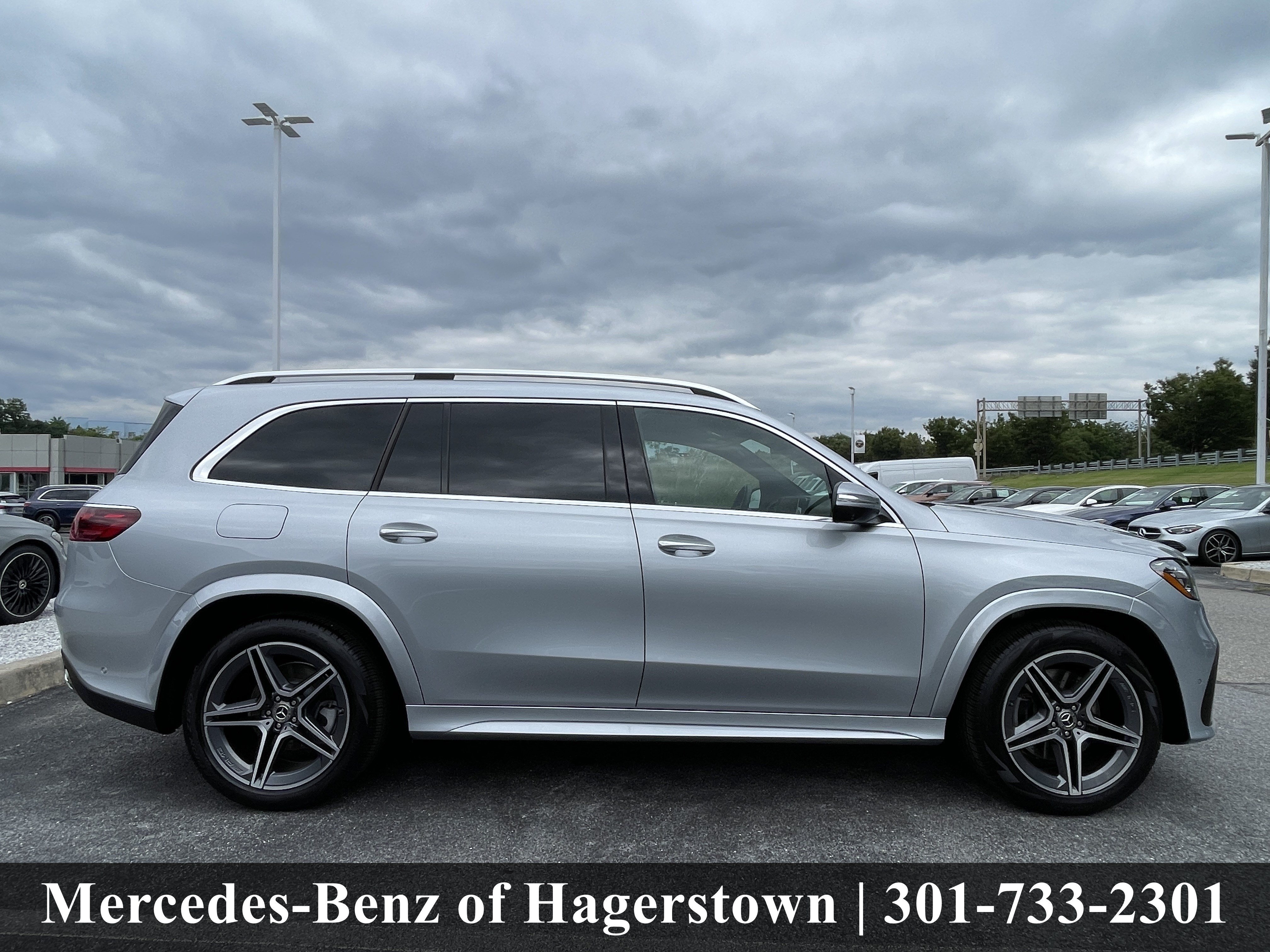 Certified Used 2025 Cirrus Silver Metallic Mercedes-Benz GLS 450 4MATIC® SUV image 45