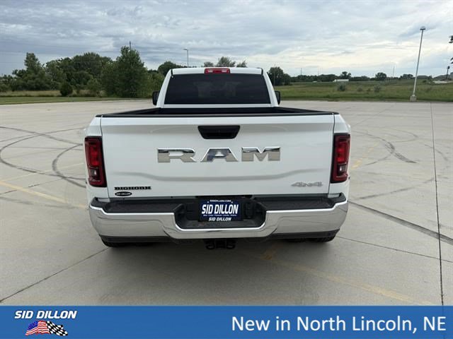 New 2026 Bright White Clear-Coat Exterior Paint RAM Big Horn Crew Cab 4x4 8