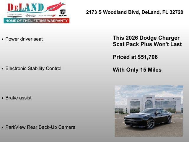 New 2026 Diamond Black Crystal Pearlcoat Dodge Scat Pack image 6