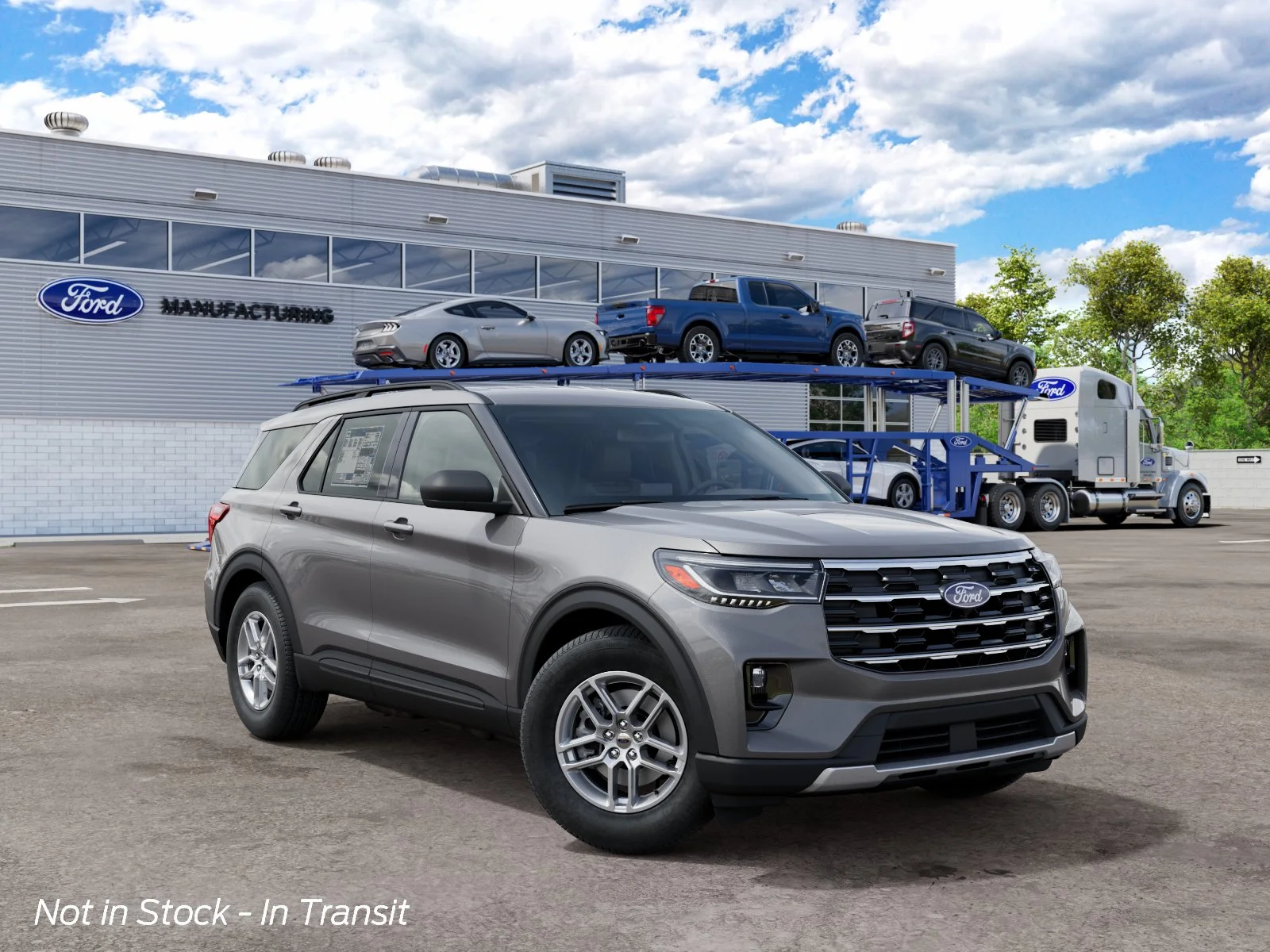 New 2027 Carbonized Gray Metallic Ford Active image 4
