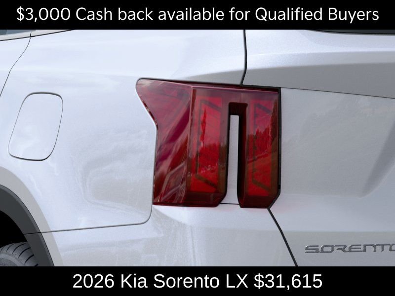 New 2026 White Pearl Kia LX image 11