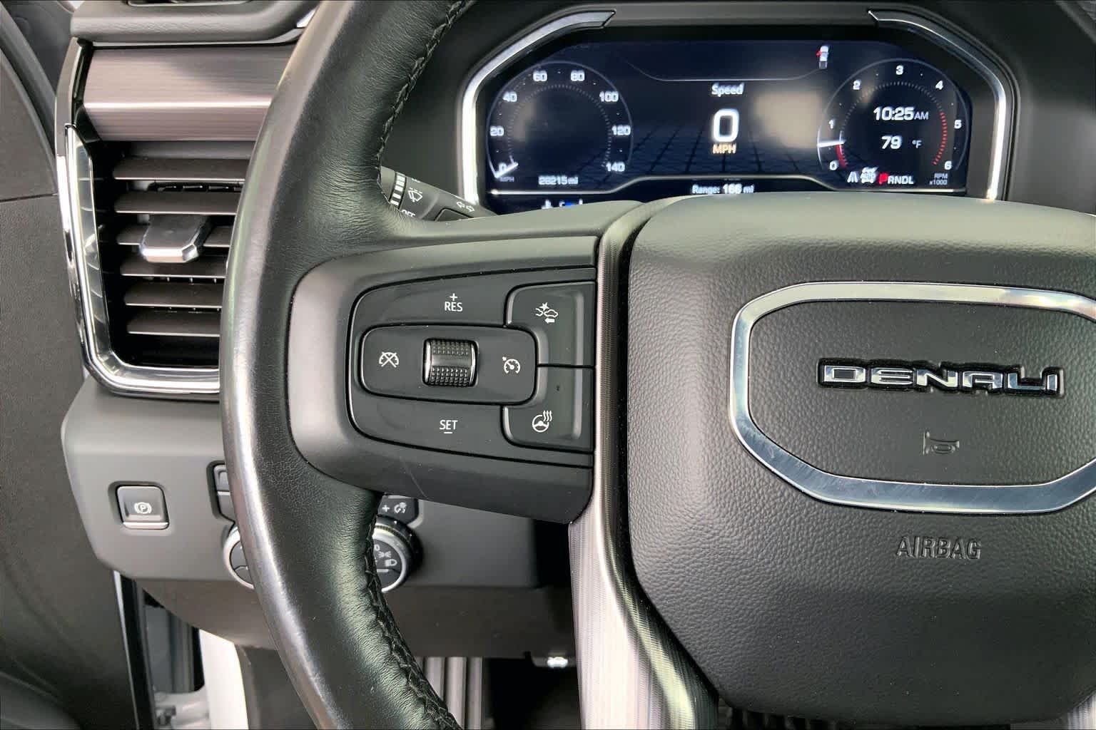 Used 2025 White Frost Tricoat GMC Denali Ultimate image 24