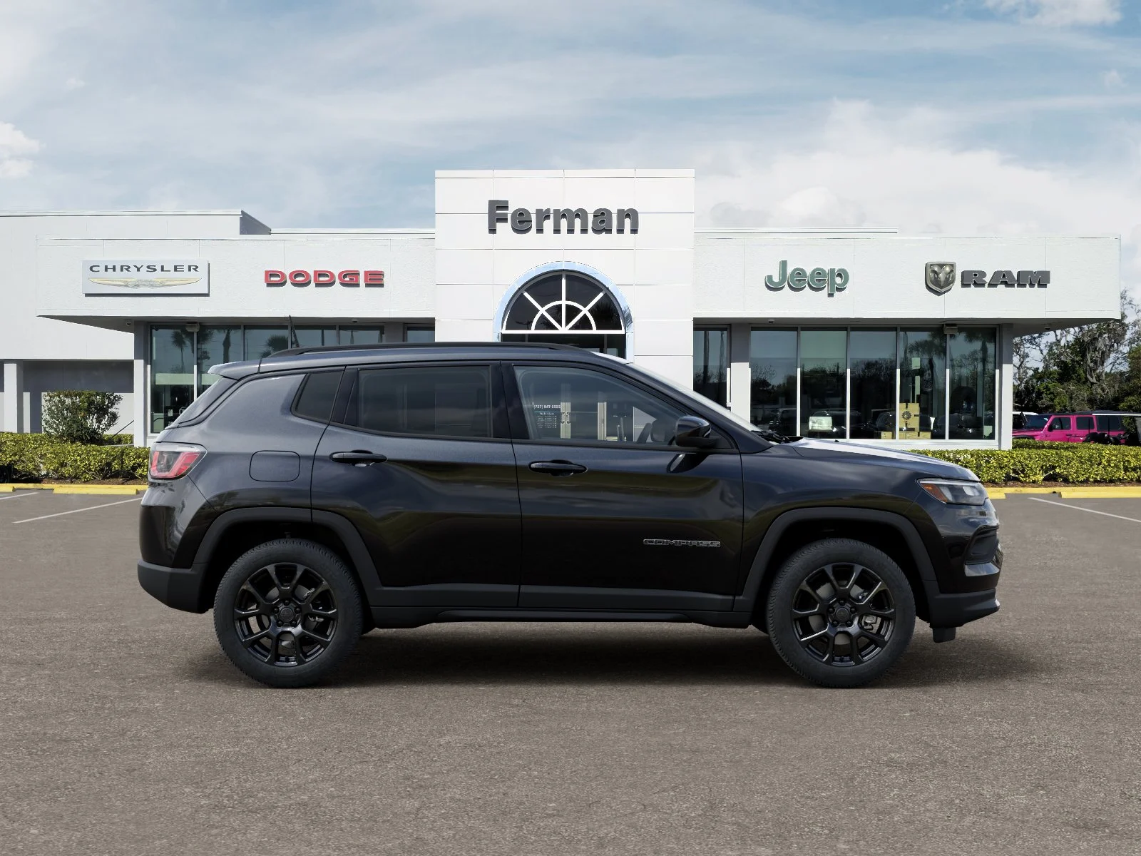 New 2026 Diamond Black Crystal Pearl-Coat Exterior Paint Jeep Latitude image 51