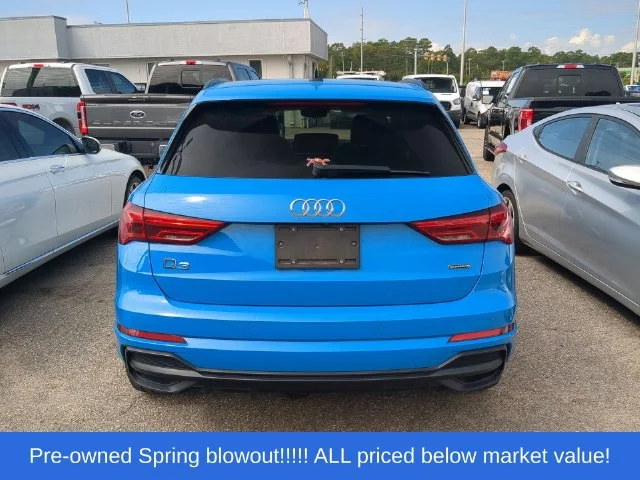 Used 2021 Blue Audi Premium Plus image 3