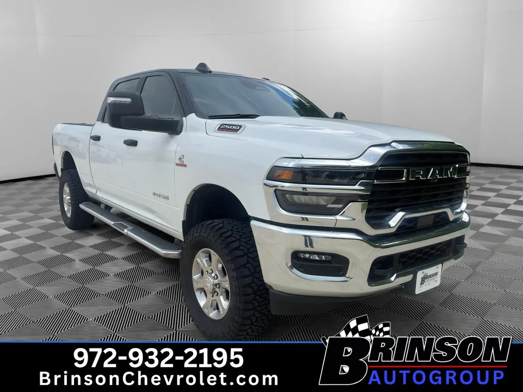 Used 2025 Bright White Clearcoat Ram Big Horn image 1