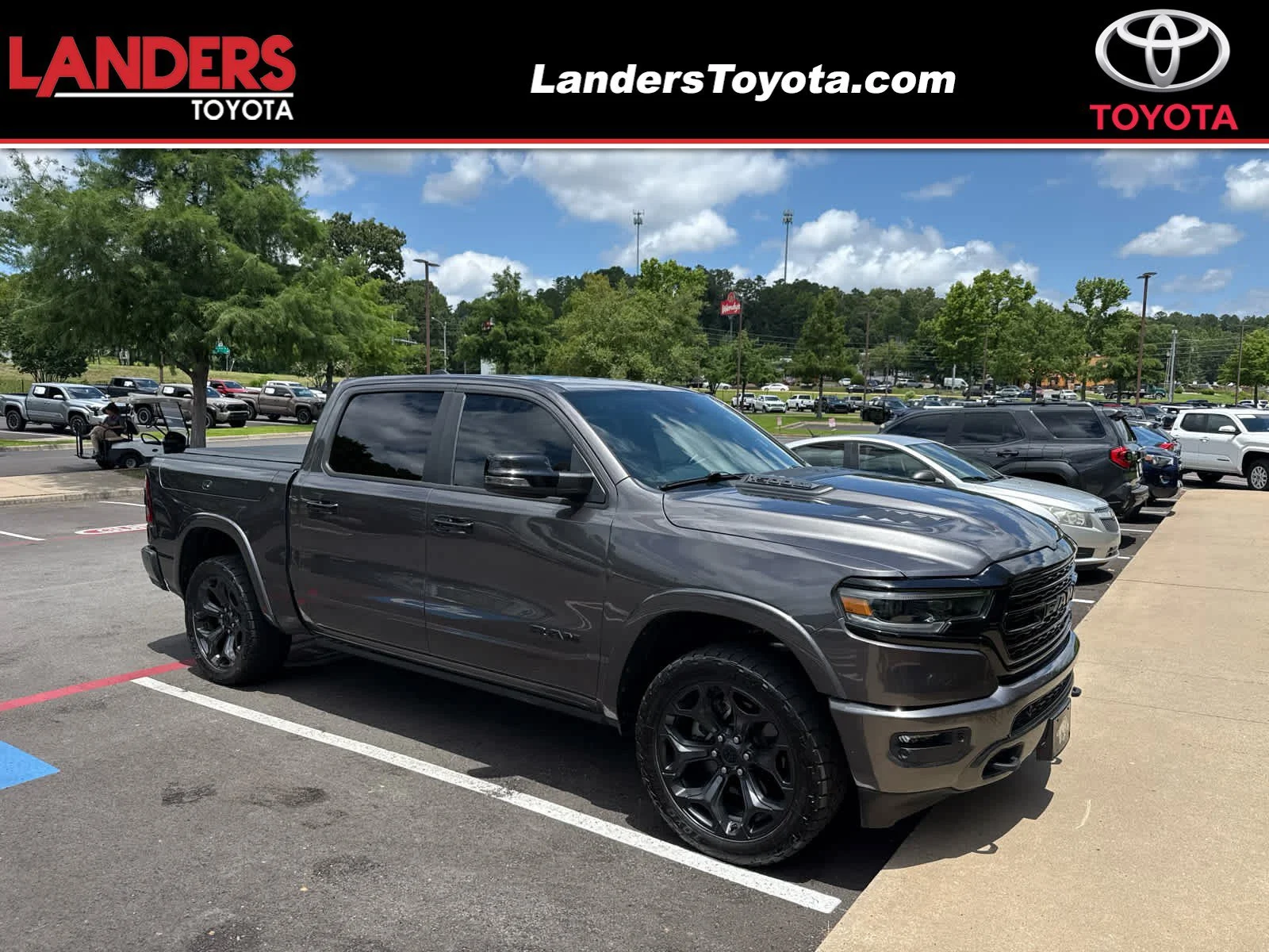Used 2023 Granite Crystal Metallic Clearcoat Ram Limited image 1