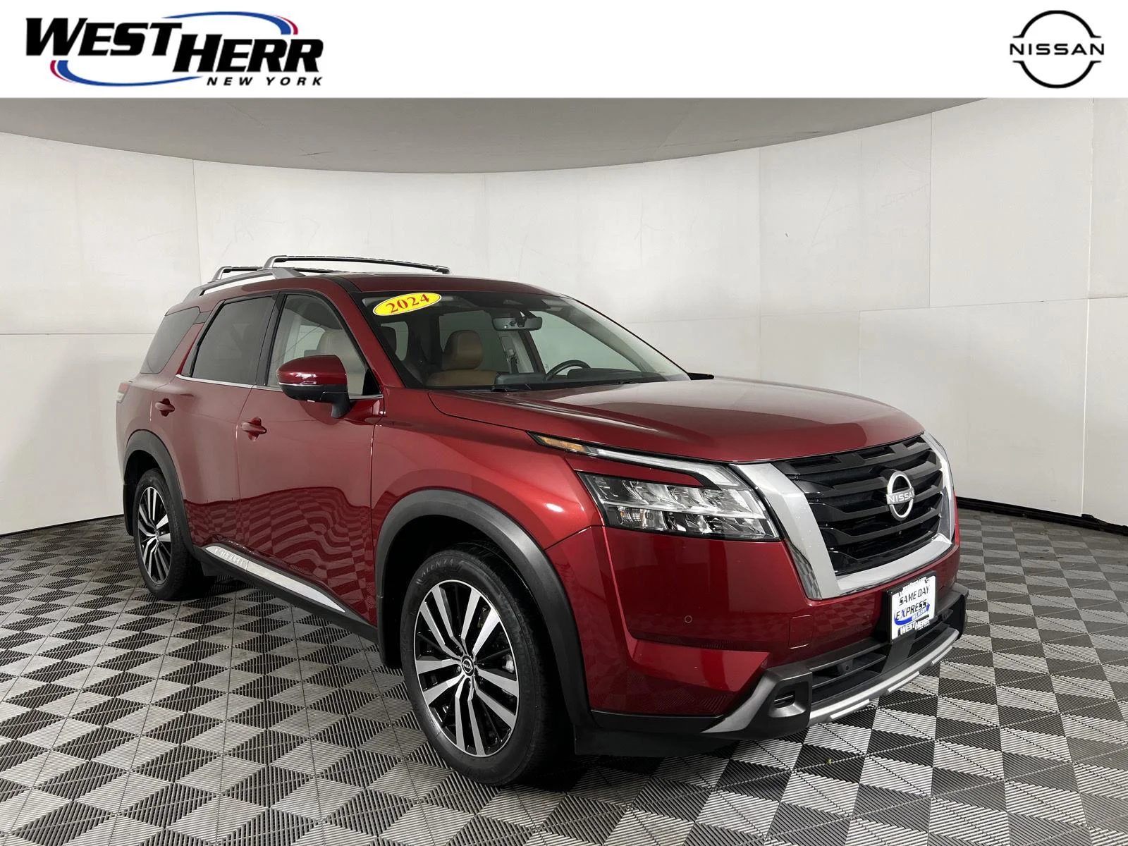 Used 2024 Scarlet Ember Nissan Platinum image 1