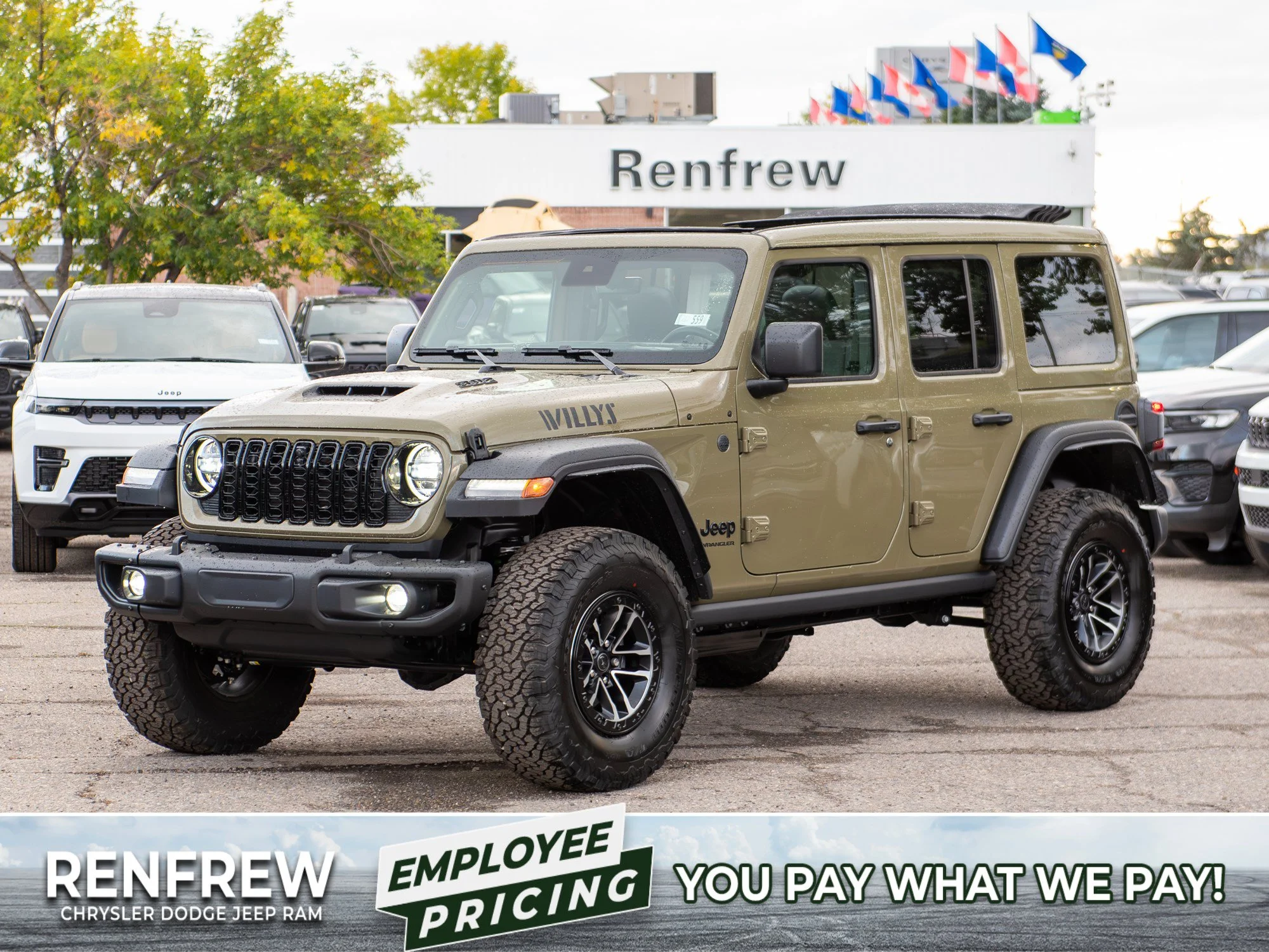 New 2026 41 Jeep Willys 392* 4 Door 4x4, 470 HORSEPOWER, Sky One-Touch Power Top image 1