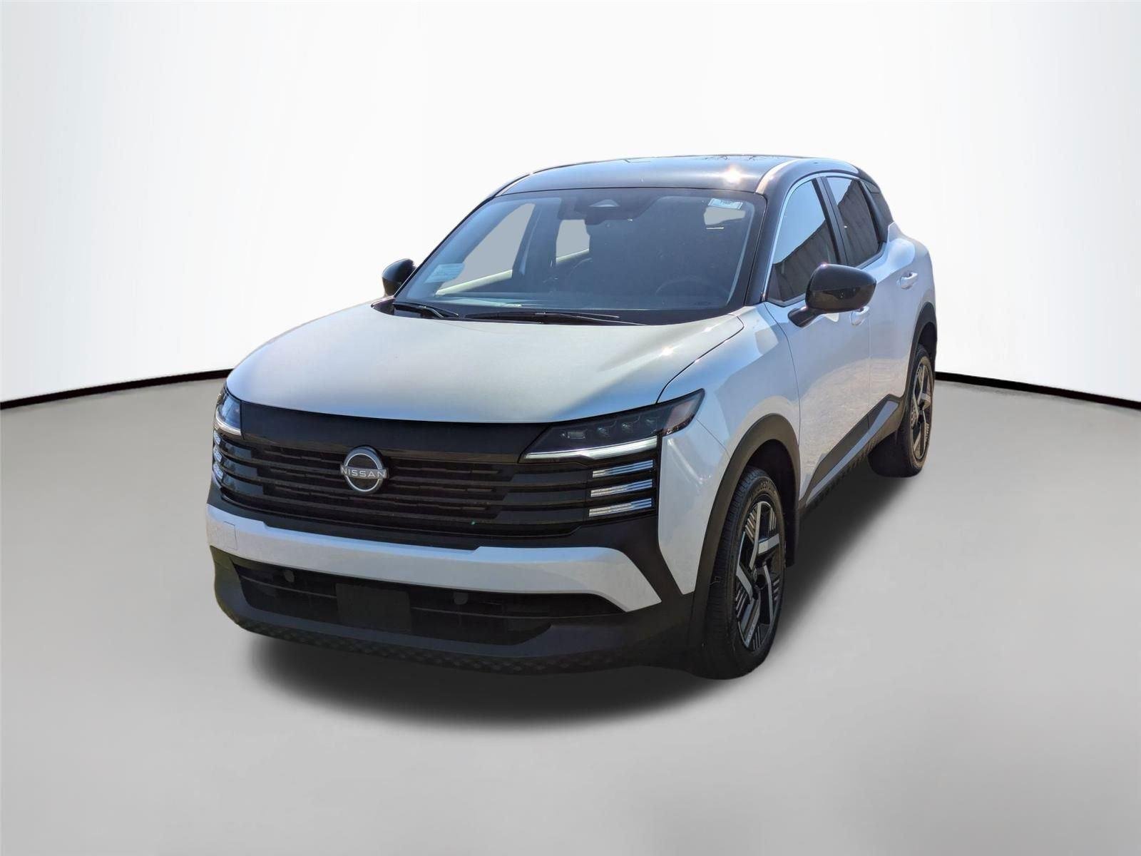 New 2025 Two-tone Aspen White TriCoat / Super Black Nissan SV image 1