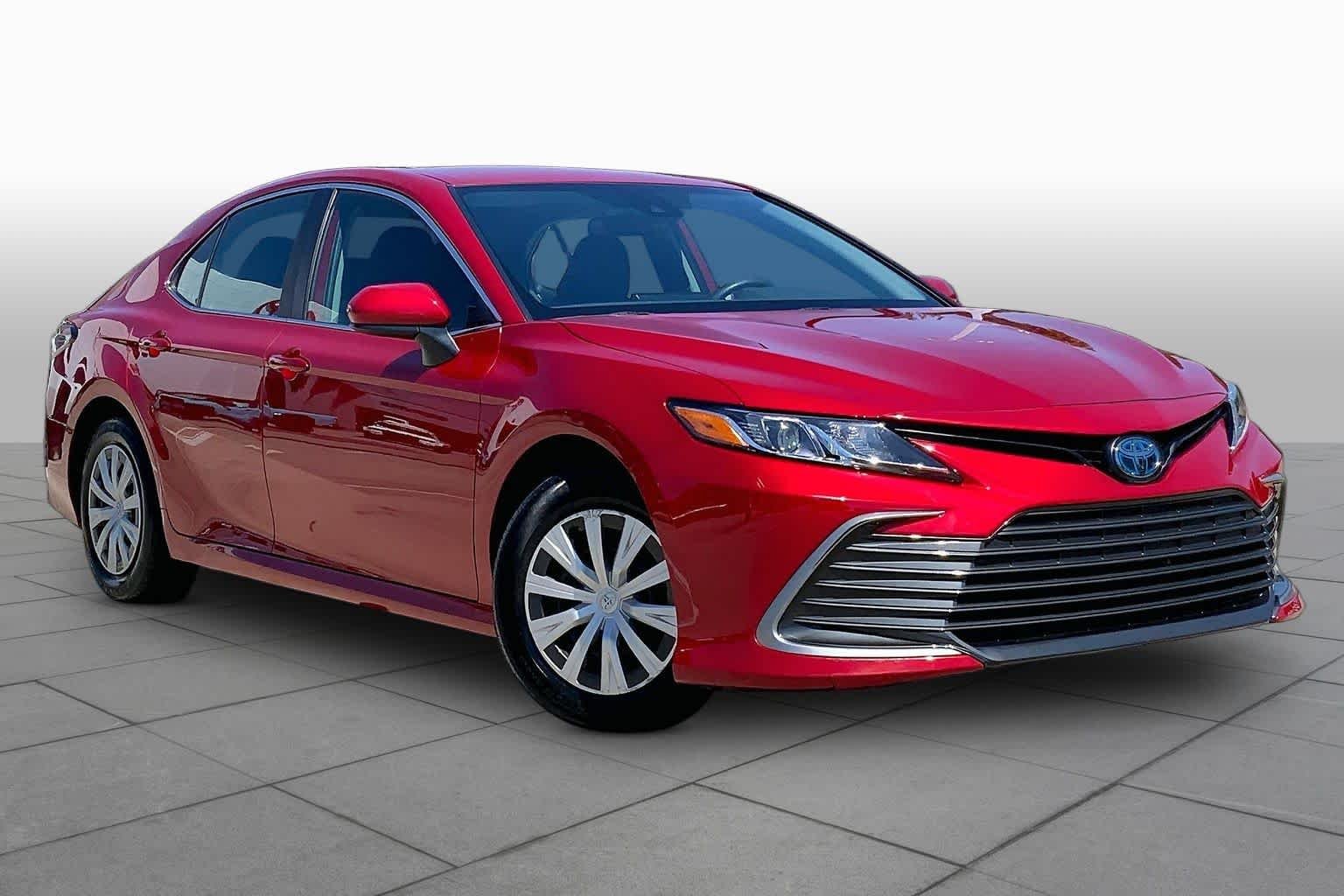 Used 2023 Supersonic Red Toyota Hybrid LE image 3
