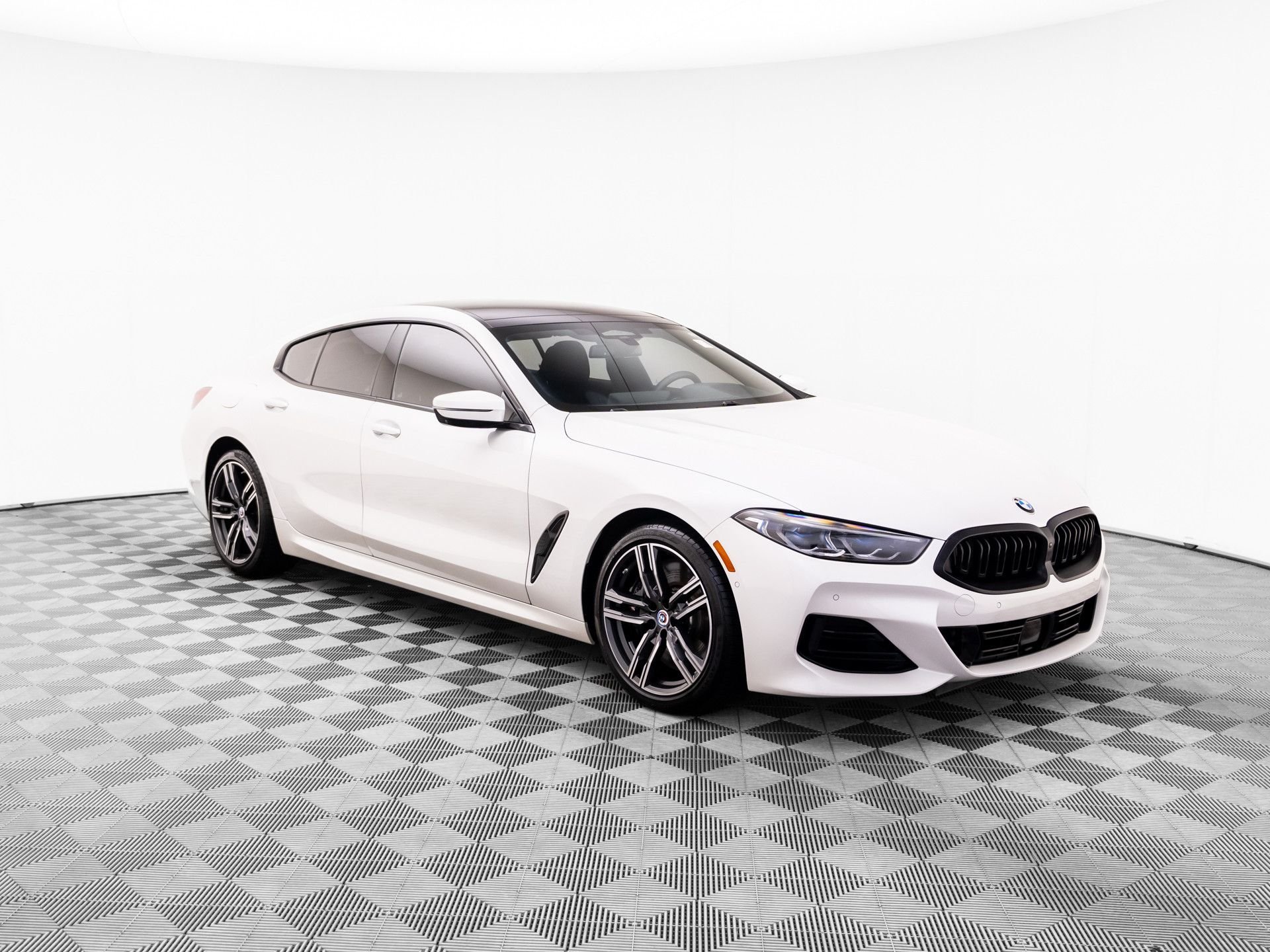 Certified Used 2025 Mineral White Metallic BMW 840 image 8